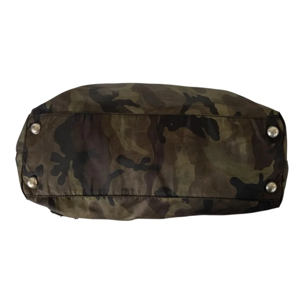 PRADA Nylon Tote Bag – Triangle Logo – Khaki Camouflage - Picture 9 of 16